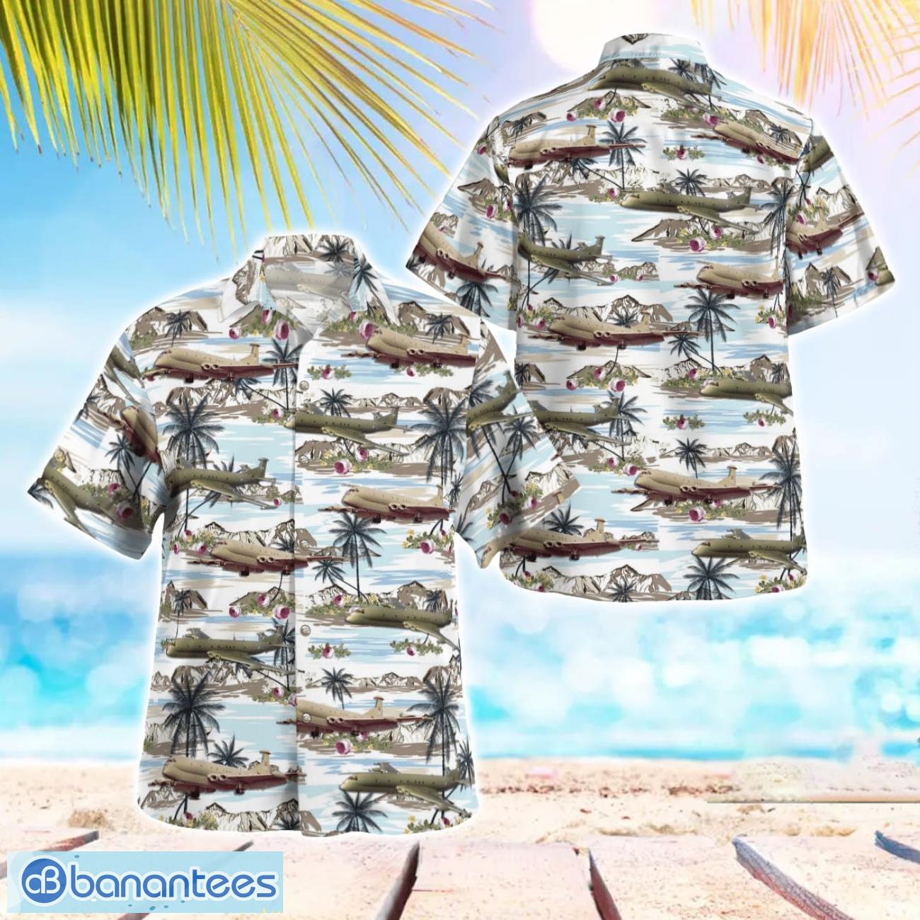 royal air force hawker siddeley nimrod mr2p 801 beach hawaiian shirt summer gift image Royal Air Force Hawker Siddeley Nimrod MR2P (801) Beach Hawaiian Shirt Summer Gift Product Photo 1