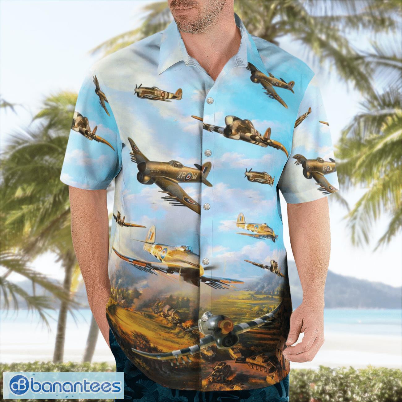 royal air force hawker typhoon hawaiian shirt men women beach shirt 2 image Royal Air Force Hawker Typhoon Hawaiian Shirt Men Women Beach Shirt Product Photo 3