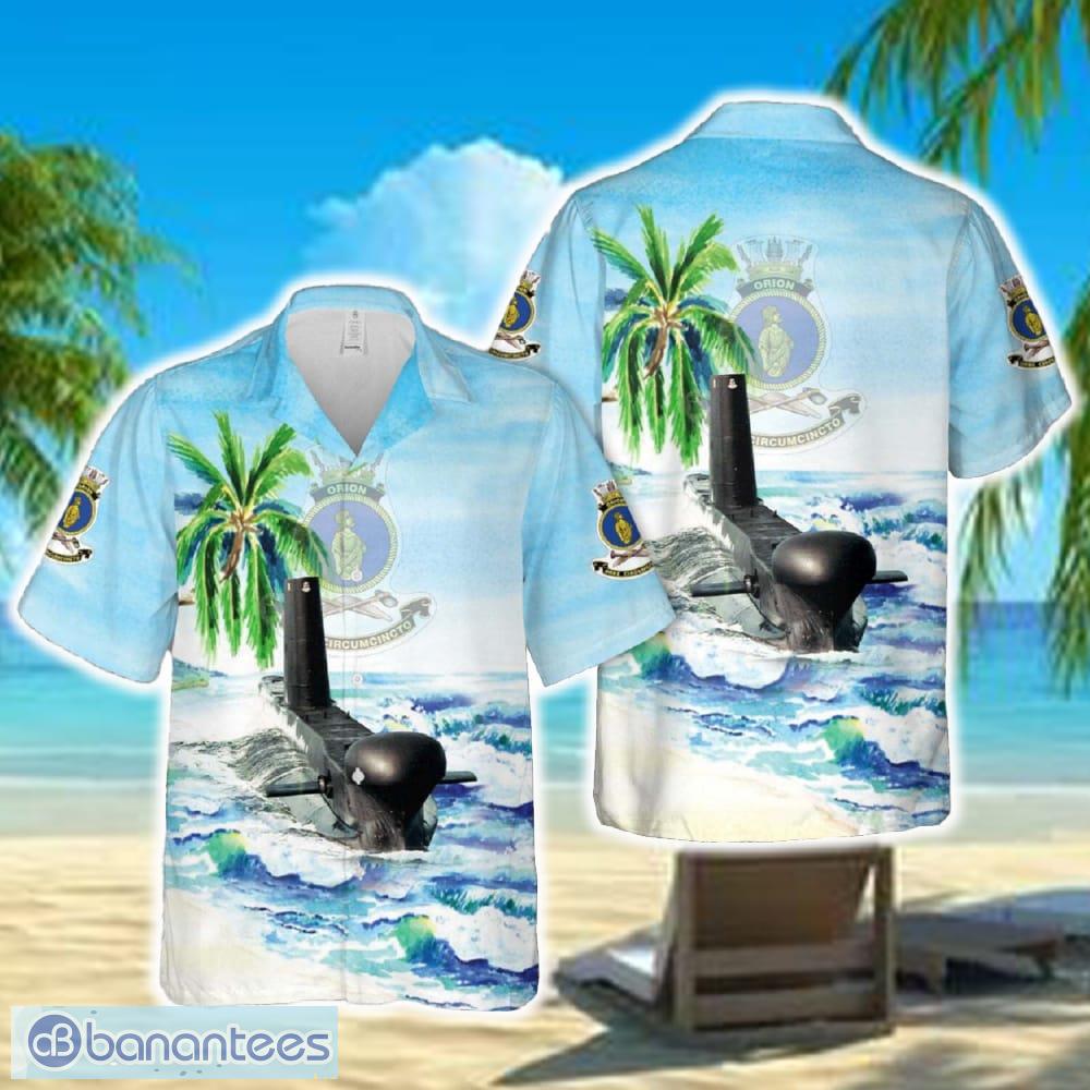royal australian navy hmas orion s 61 hawaiian shirt image Royal Australian Navy HMAS Orion (S 61) Hawaiian Shirt - Royal Australian Navy HMAS Orion (S 61) Hawaiian Shirt