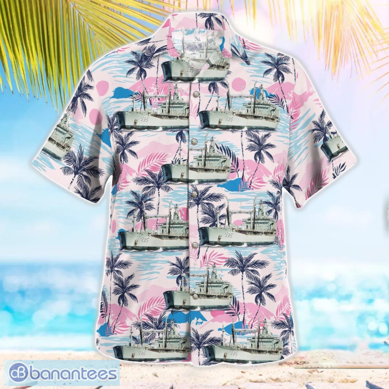 royal australian navy hmas westralia o 195 aloha hawaiian shirt 2 image Royal Australian Navy HMAS Westralia (O 195) Aloha Hawaiian Shirt Product Photo 3