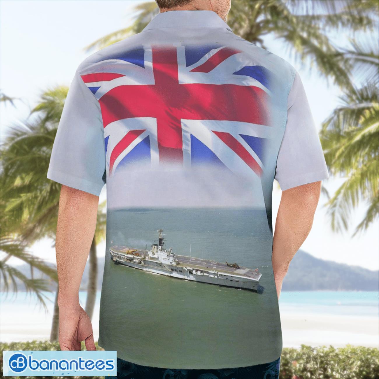royal navy hms albion r07 centaur class hawaiian shirt summer beach shirt 1 image Royal Navy HMS Albion (R07) Centaur Class Hawaiian Shirt Summer Beach Shirt Product Photo 2