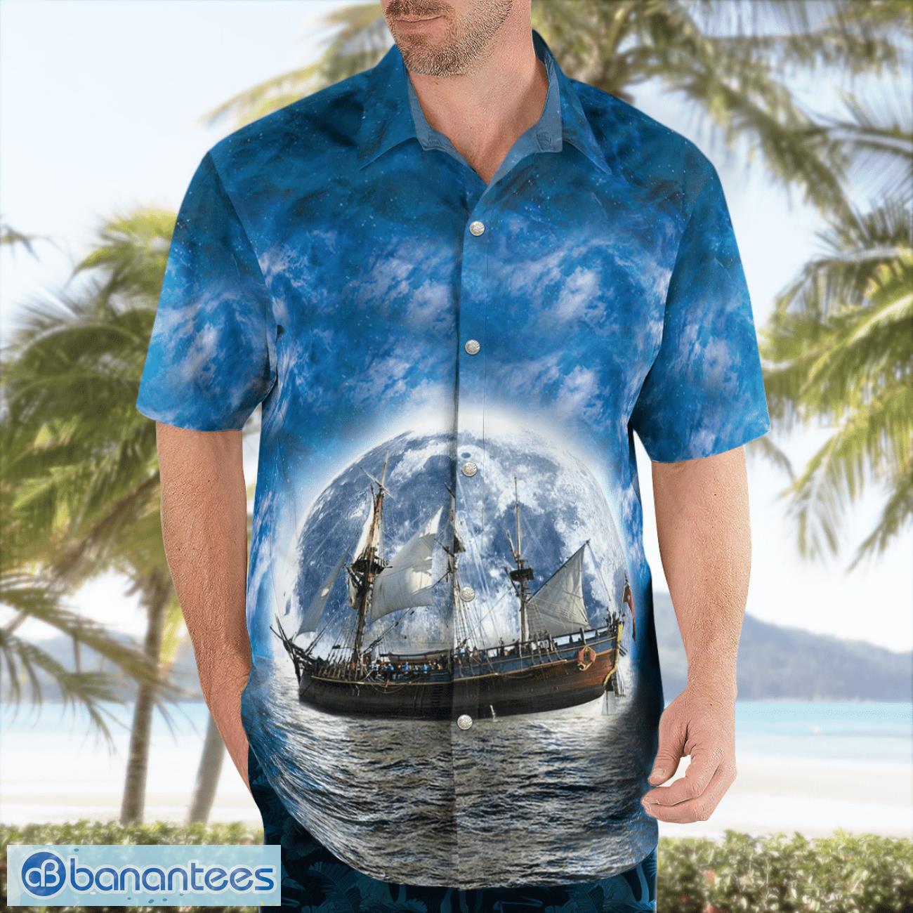 Royal Navy HMS Endeavour 3D Summer Aloha Hawaiian Shirt Royal Navy HMS Endeavour 3D Summer Aloha Hawaiian Shirt Product Photo 4