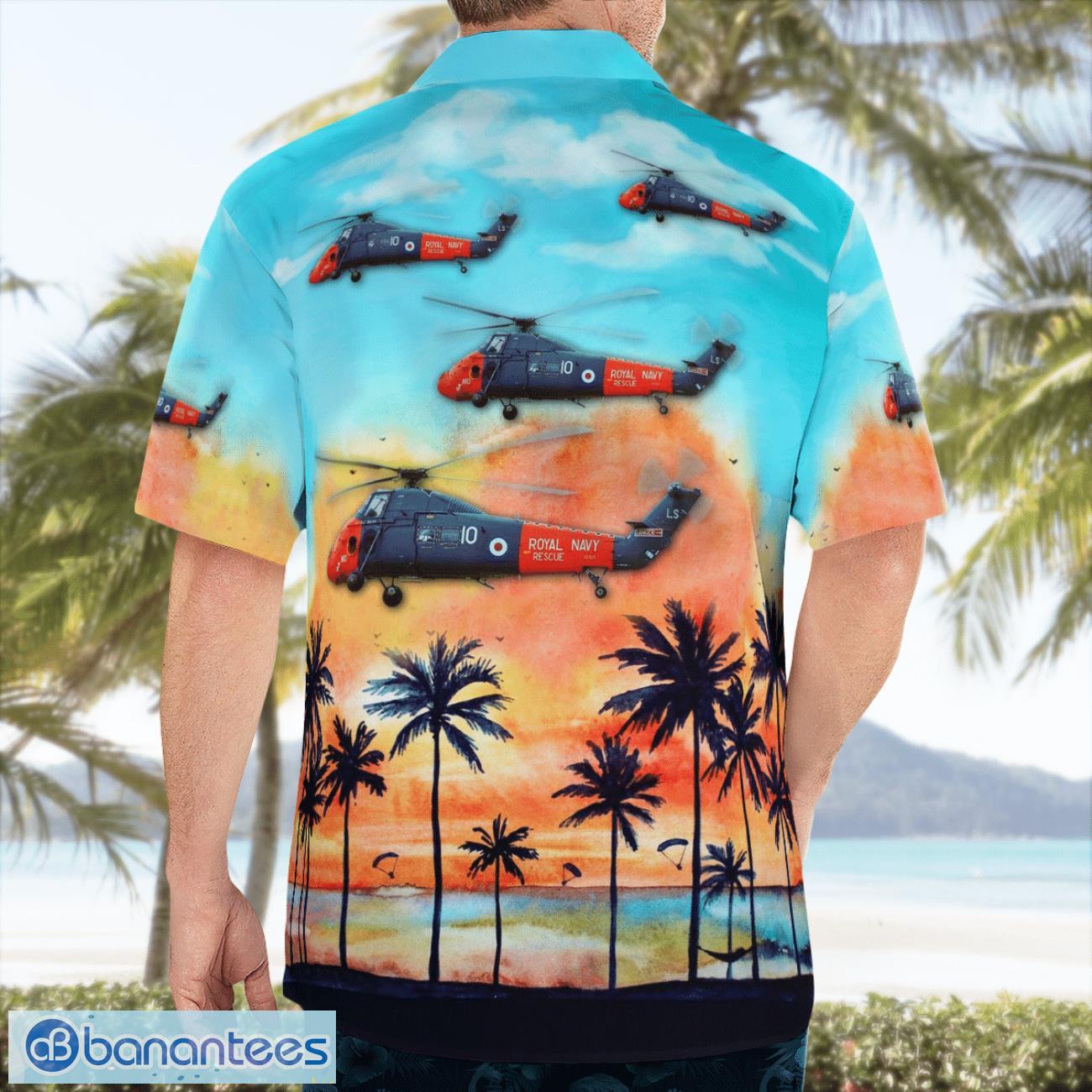 Royal Navy Wessex HU.5 Beach Hawaiian Shirt Summer Gift Royal Navy Wessex HU.5 Beach Hawaiian Shirt Summer Gift Product Photo 4