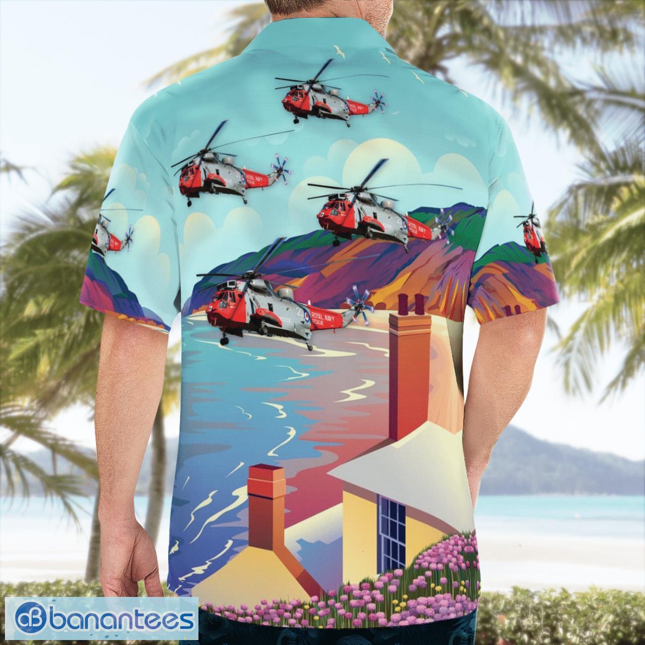 Royal Navy Westland WS-61 Sea King HAS6 Beach Hawaiian Shirt Summer Gift Royal Navy Westland WS-61 Sea King HAS6 Beach Hawaiian Shirt Summer Gift Product Photo 4