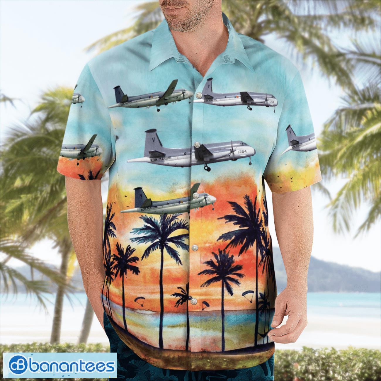 Royal Netherlands Navy Breguet BR-1150 Atlantic 3D Summer Aloha Hawaiian Shirt Royal Netherlands Navy Breguet BR-1150 Atlantic 3D Summer Aloha Hawaiian Shirt Product Photo 4
