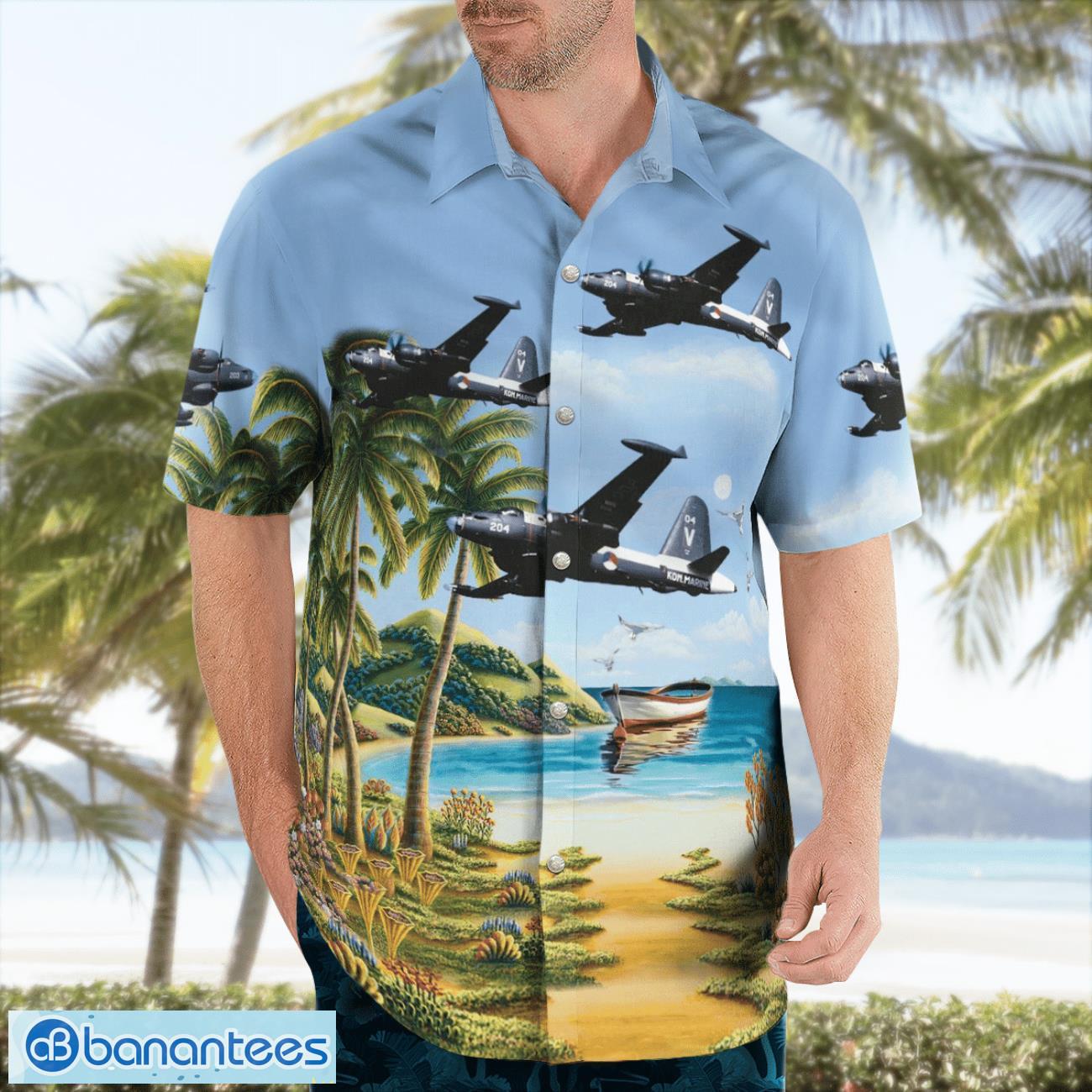 Royal Netherlands Navy Lockheed P2V-7S Neptune Beach Hawaiian Shirt Summer Gift Royal Netherlands Navy Lockheed P2V-7S Neptune Beach Hawaiian Shirt Summer Gift Product Photo 4