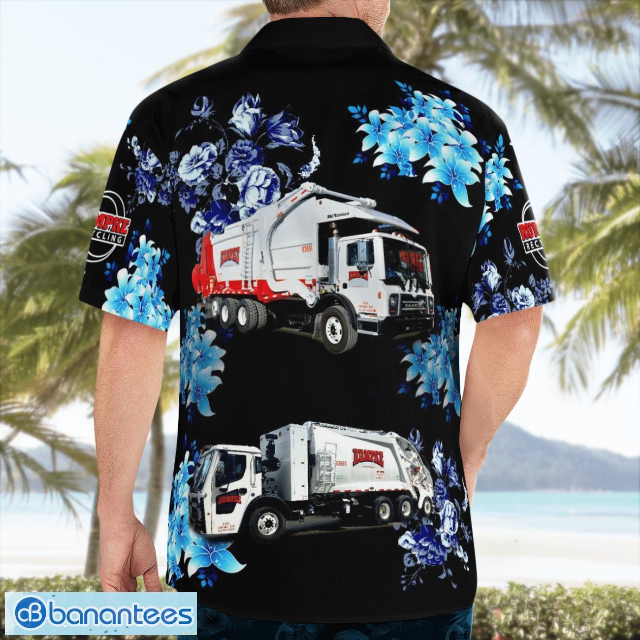 Rumpke Waste & Recycling Truck Beach Hawaiian Shirt Summer Gift Rumpke Waste & Recycling Truck Beach Hawaiian Shirt Summer Gift Product Photo 4