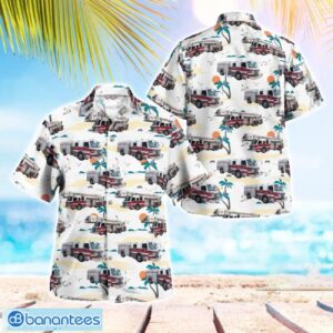 Massachusetts Springfield Fire Department 3D Hawaiian Shirt Gift For Summer Product Photo 1