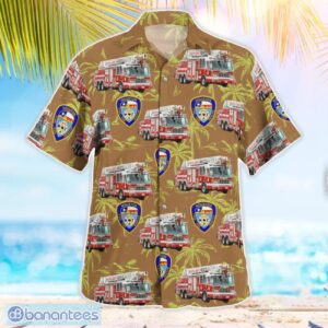 Houston Fire Department HFD Aerial Ladder Hawaiian Shirt Gift For Summer Vacation Product Photo 2