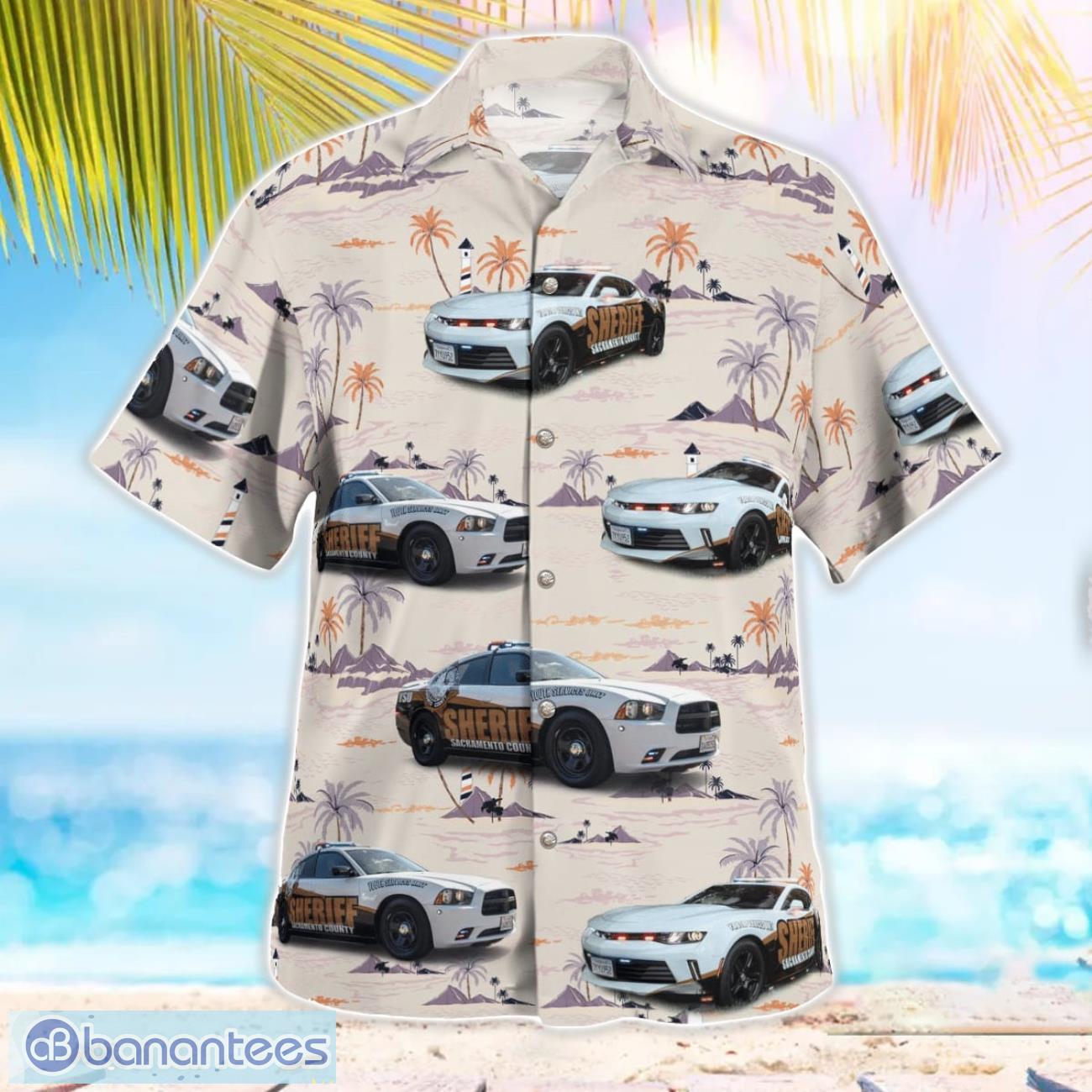 sacramento county sheriff 3d hawaiian shirt 1 image Sacramento County Sheriff 3D Hawaiian Shirt Product Photo 2