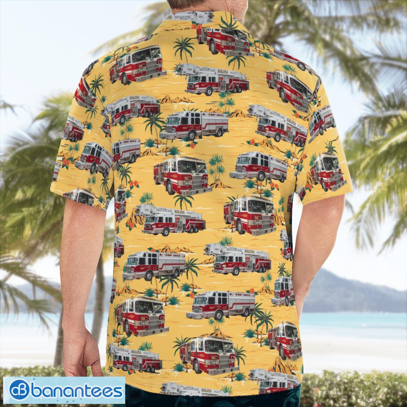 salina saline county kansas salina fire department hawaiian shirt men women beach shirt 1 image Salina, Saline County, Kansas, Salina Fire Department Hawaiian Shirt Men Women Beach Shirt Product Photo 2