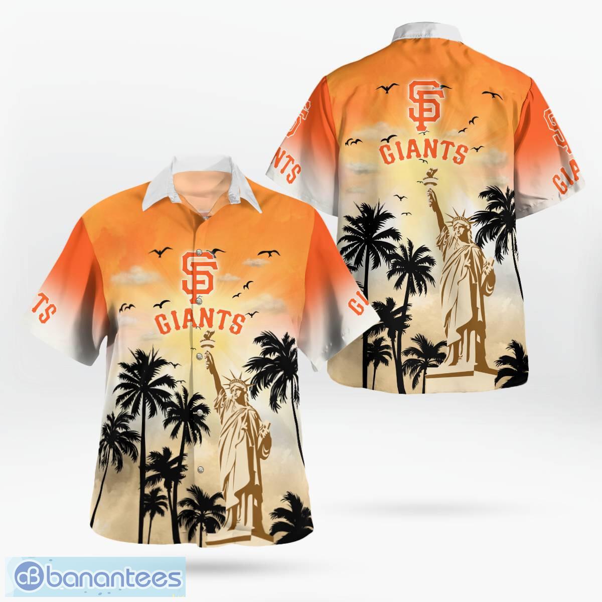 san francisco giants statue of liberty tropical hawaiian shirt for men women image San Francisco Giants Statue of Liberty Tropical Hawaiian Shirt For Men Women - San Francisco Giants Statue of Liberty Tropical Hawaiian Shirt For Men Women