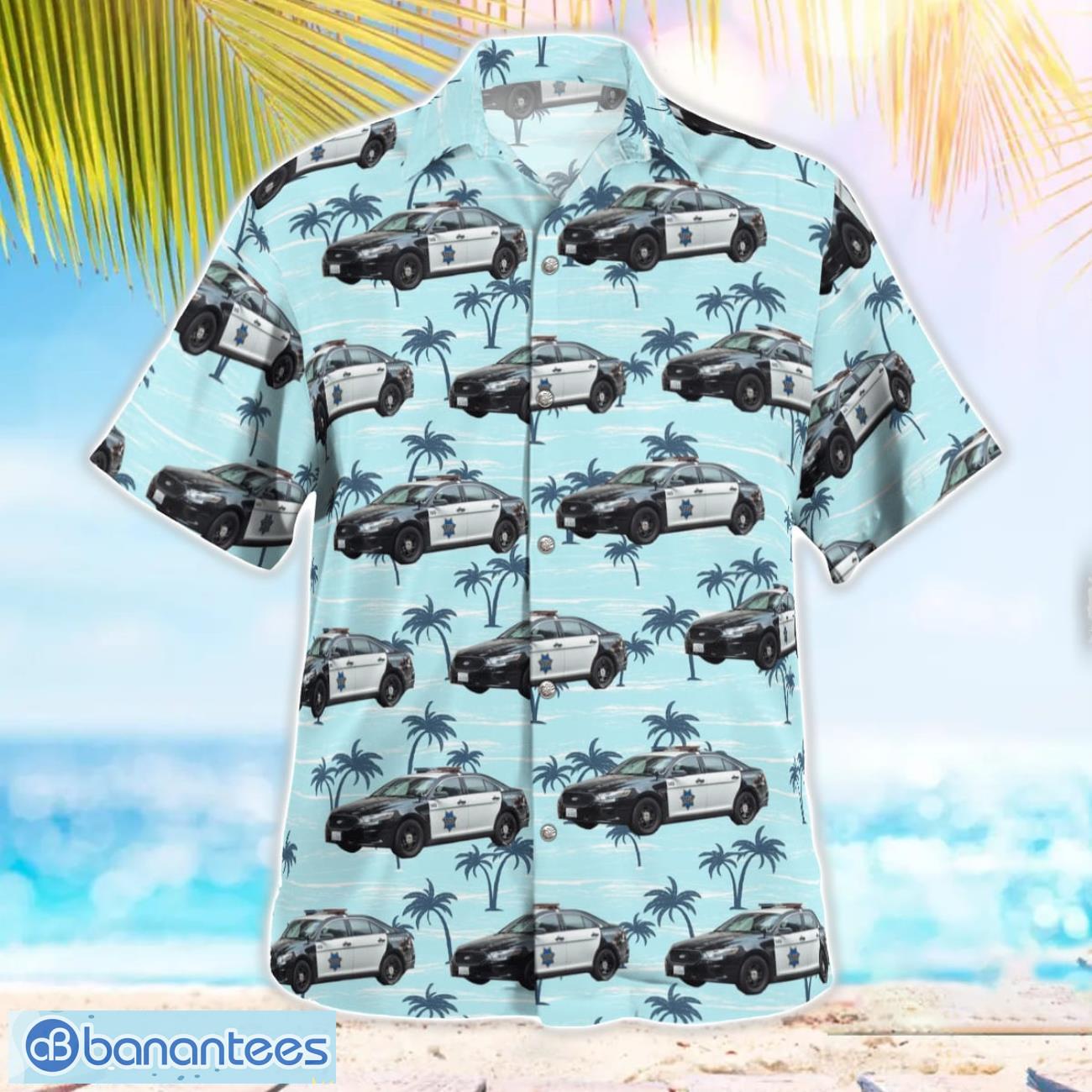 san francisco police department ford taurus hawaiian shirt beach summer shirt 1 image San Francisco Police Department Ford Taurus Hawaiian Shirt Beach Summer Shirt Product Photo 2