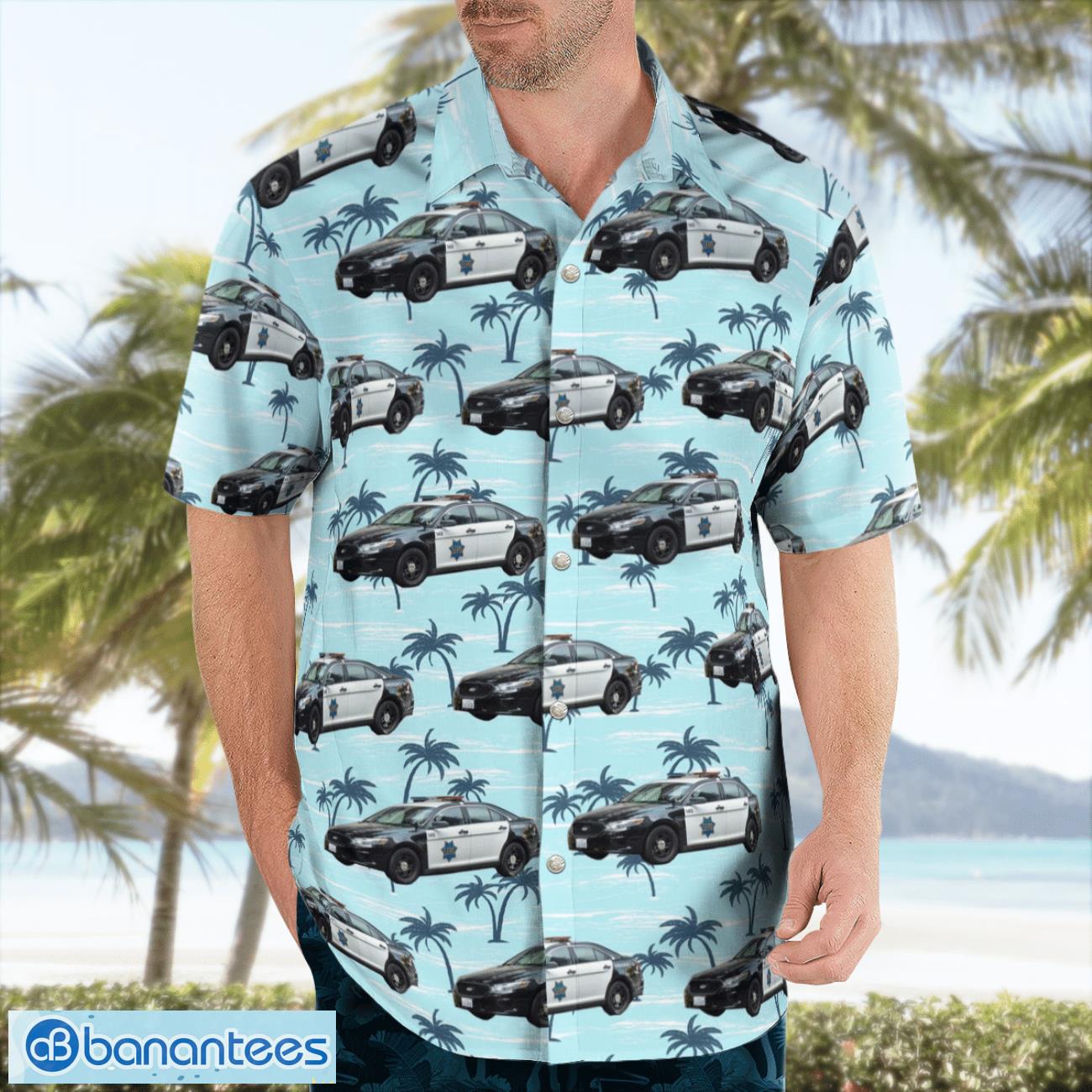 San Francisco Police Department Ford Taurus Hawaiian Shirt Beach Summer Shirt San Francisco Police Department Ford Taurus Hawaiian Shirt Beach Summer Shirt Product Photo 3