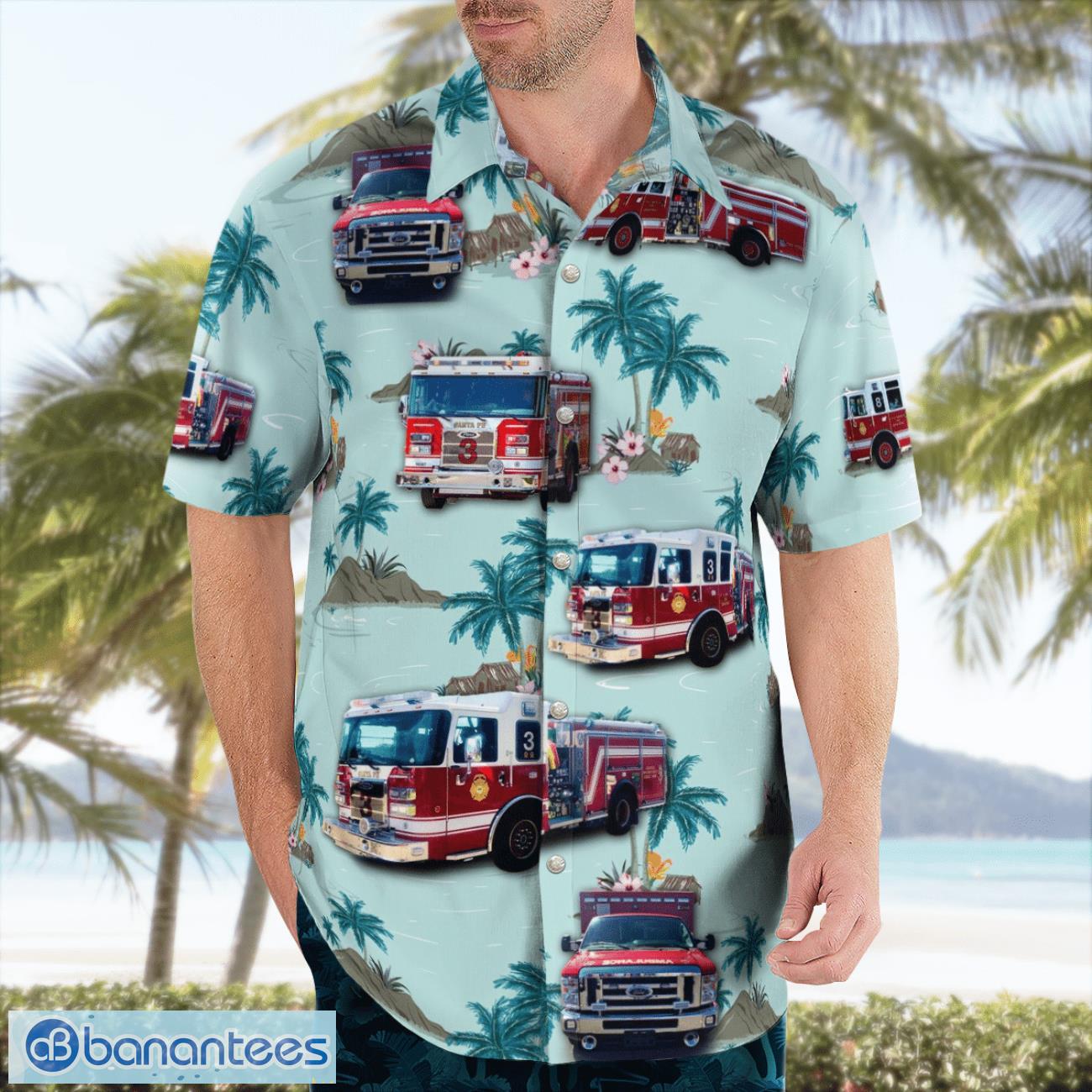 santa fe fire department beach hawaiian shirt summer gift 2 image Santa Fe Fire Department Beach Hawaiian Shirt Summer Gift Product Photo 3