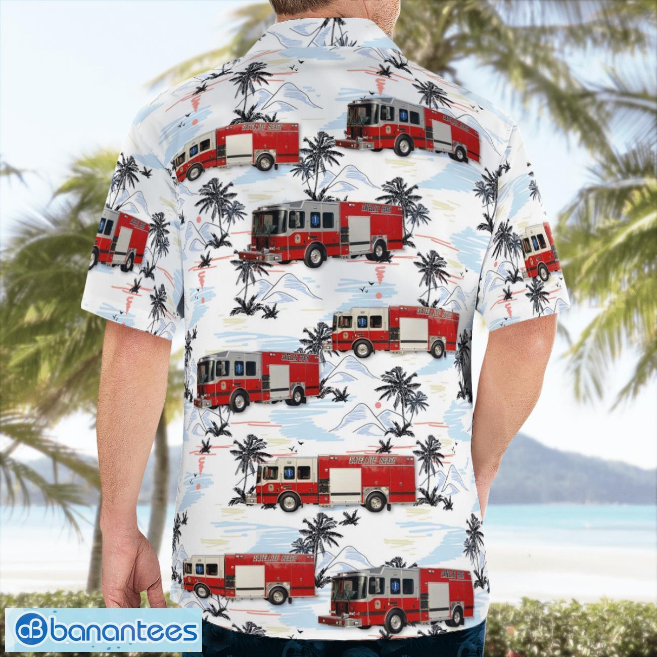 Satellite Beach Fire Department Beach Hawaiian Shirt Summer Gift Satellite Beach Fire Department Beach Hawaiian Shirt Summer Gift Product Photo 2