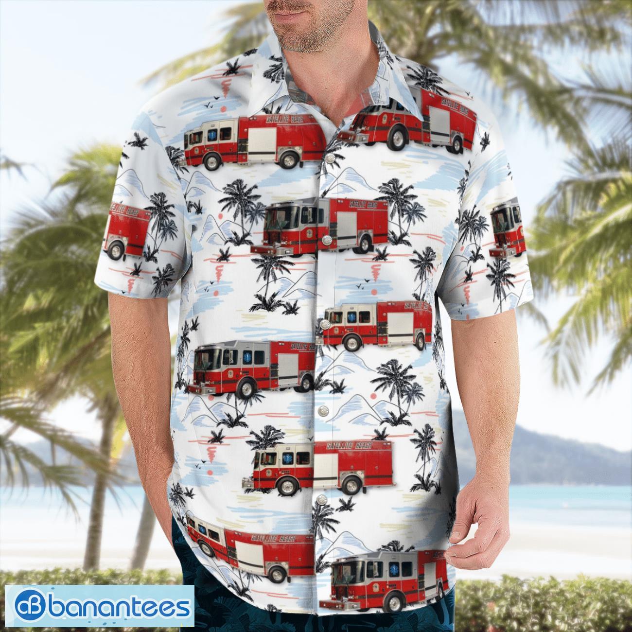 Satellite Beach Fire Department Beach Hawaiian Shirt Summer Gift Satellite Beach Fire Department Beach Hawaiian Shirt Summer Gift Product Photo 4