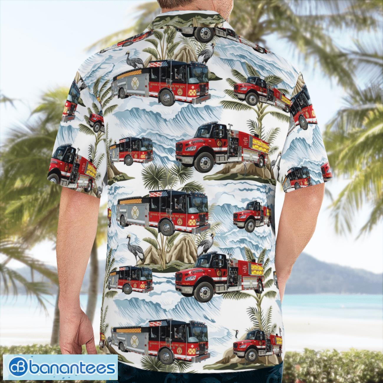 Saxtons River Vol. Fire Department 3D Hawaiian Shirt Saxtons River Vol. Fire Department 3D Hawaiian Shirt Product Photo 2