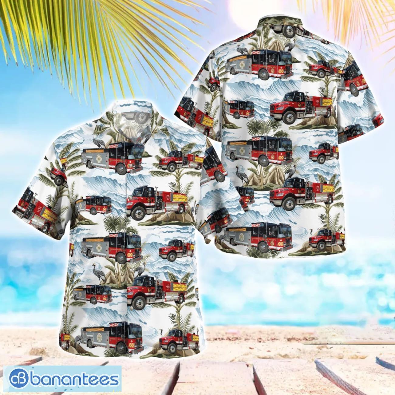 saxtons river vol fire department 3d hawaiian shirt image Saxtons River Vol. Fire Department 3D Hawaiian Shirt Product Photo 1