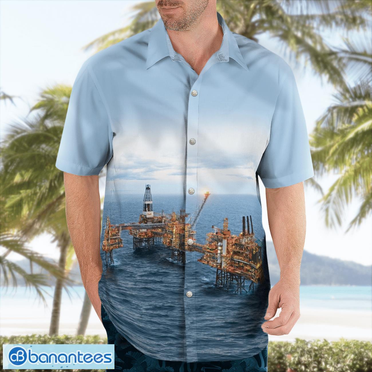 Scotland Buzzard Offshore Drilling Rig Aloha Hawaiian Shirt Scotland Buzzard Offshore Drilling Rig Aloha Hawaiian Shirt Product Photo 4