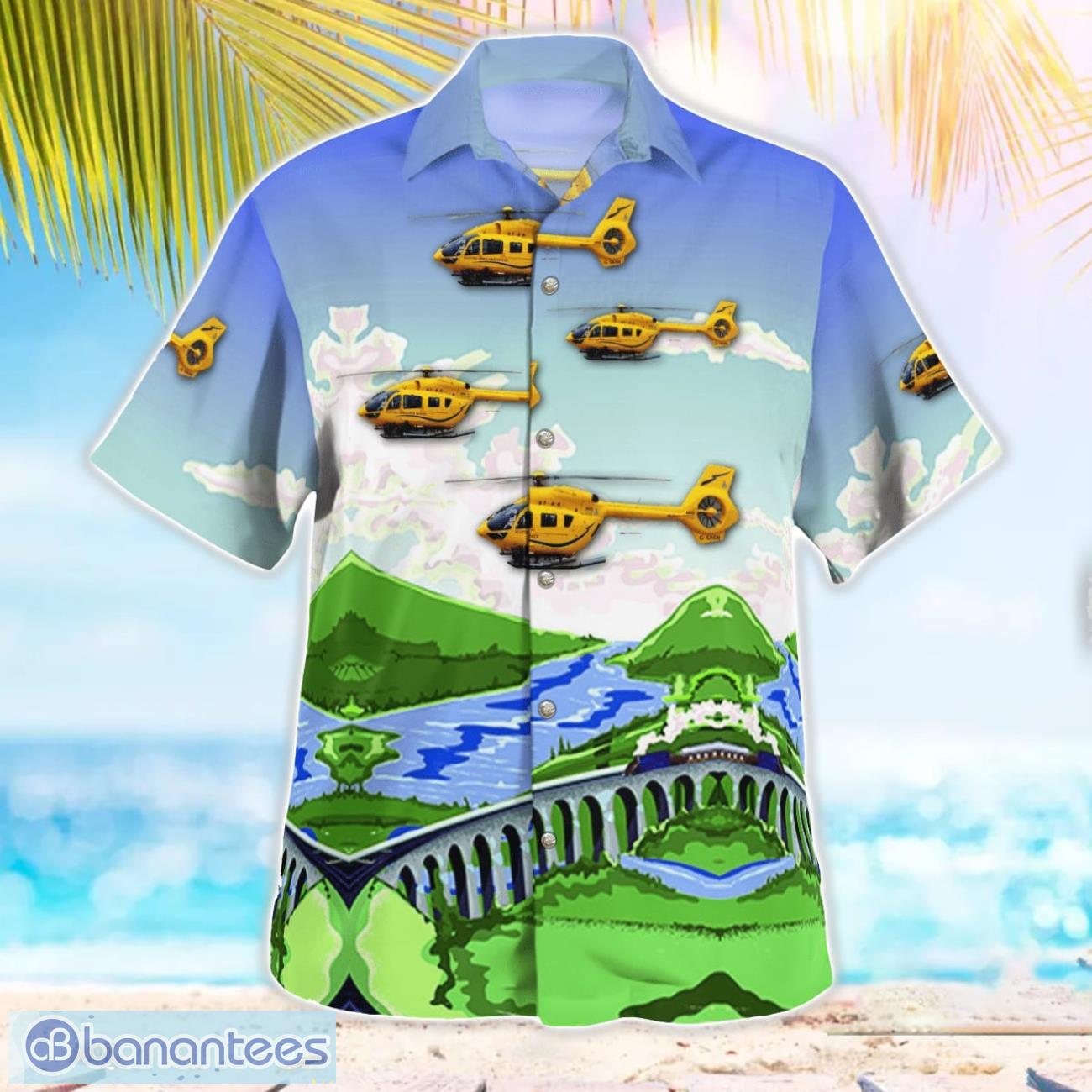 scottish ambulance services airbus h145 helicopters aloha hawaiian shirt 1 image Scottish Ambulance Services Airbus H145 Helicopters Aloha Hawaiian Shirt Product Photo 2