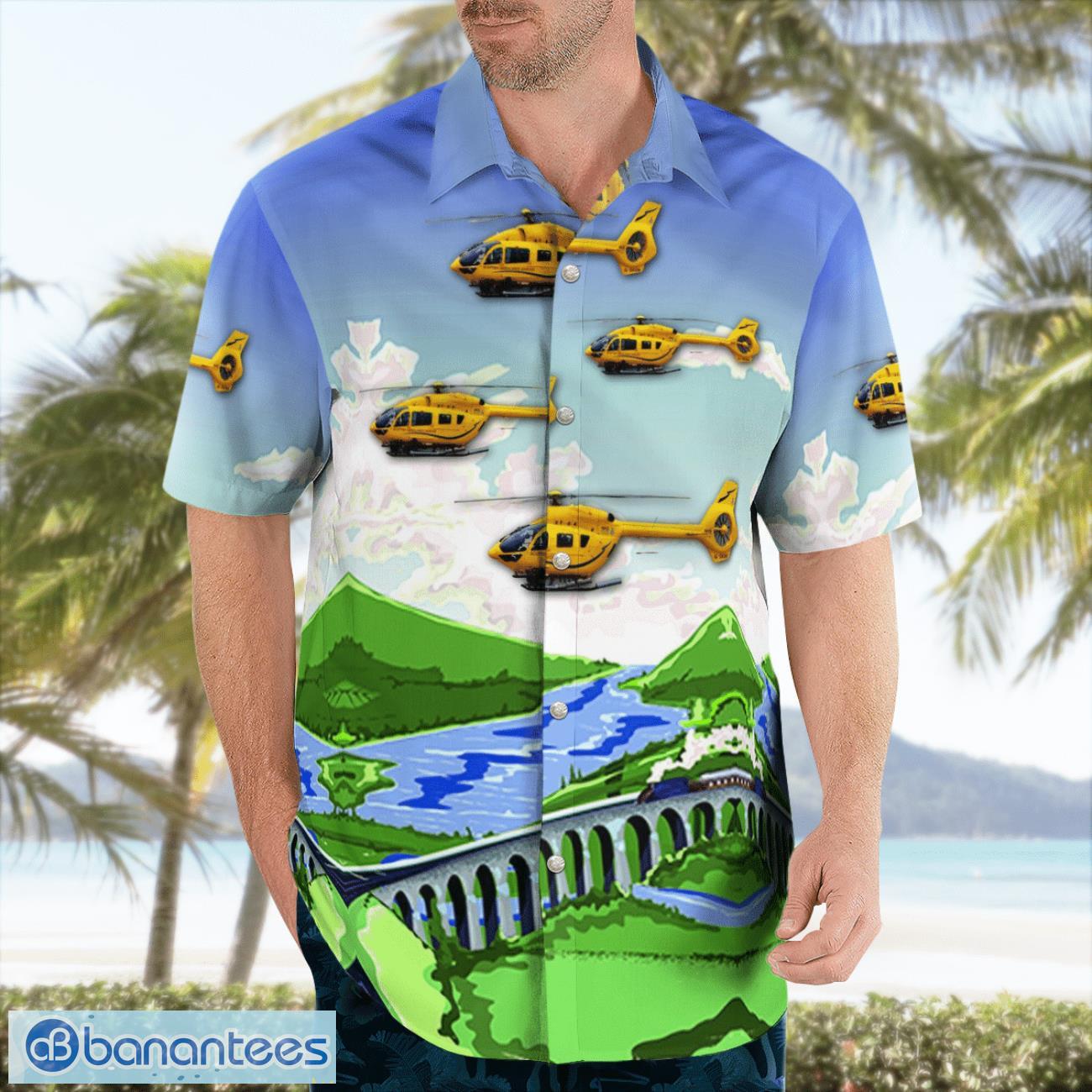 Scottish Ambulance Services Airbus H145 Helicopters Aloha Hawaiian Shirt Scottish Ambulance Services Airbus H145 Helicopters Aloha Hawaiian Shirt Product Photo 3