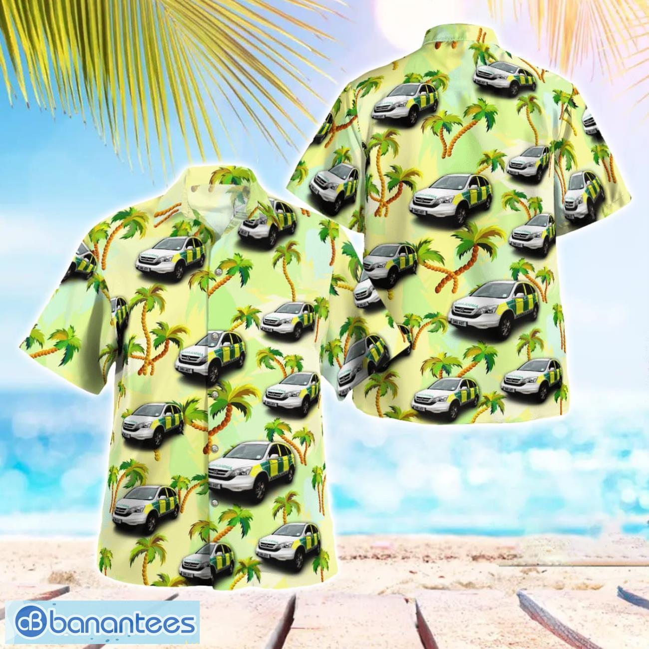 scottish ambulance services paramedic response unit aloha hawaiian shirt image Scottish Ambulance Services Paramedic Response Unit Aloha Hawaiian Shirt Product Photo 1