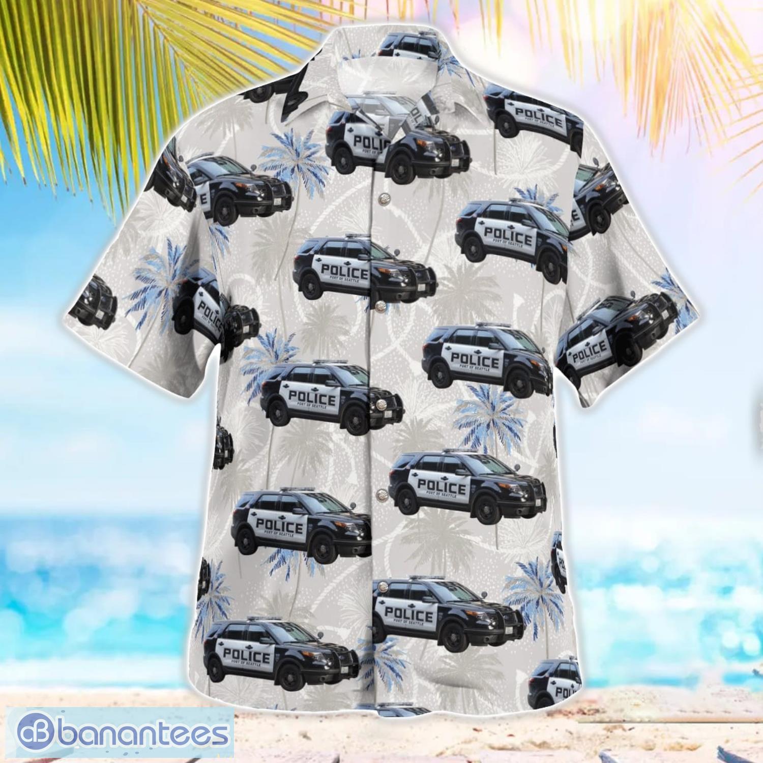seattle washington port of seattle police summer hawaiian shirt for men women 1 image Seattle, Washington, Port of Seattle Police Summer Hawaiian Shirt For Men Women Product Photo 2