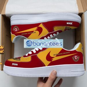 SG Dynamo Dresden Air Force Shoes Custom Name Gift For Fans AF1 Sneakers Product Photo 1