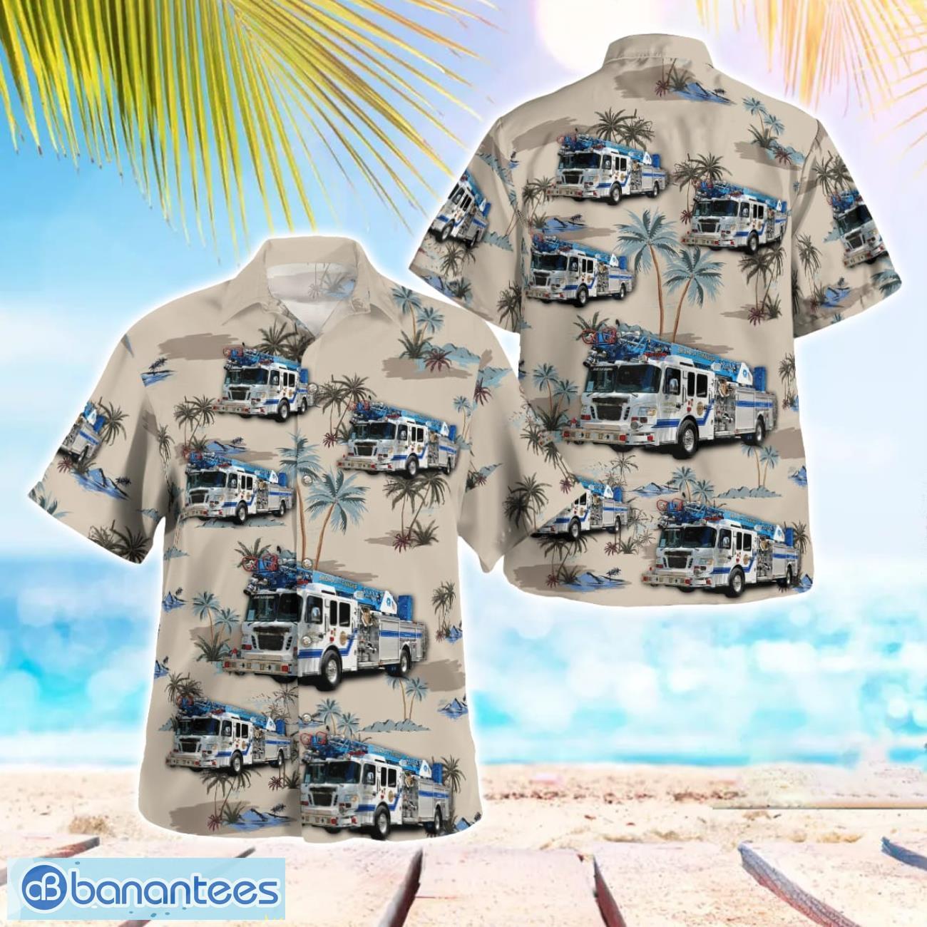 shohola fire amp rescue beach hawaiian shirt summer gift image Shohola Fire & Rescue Beach Hawaiian Shirt Summer Gift Product Photo 1