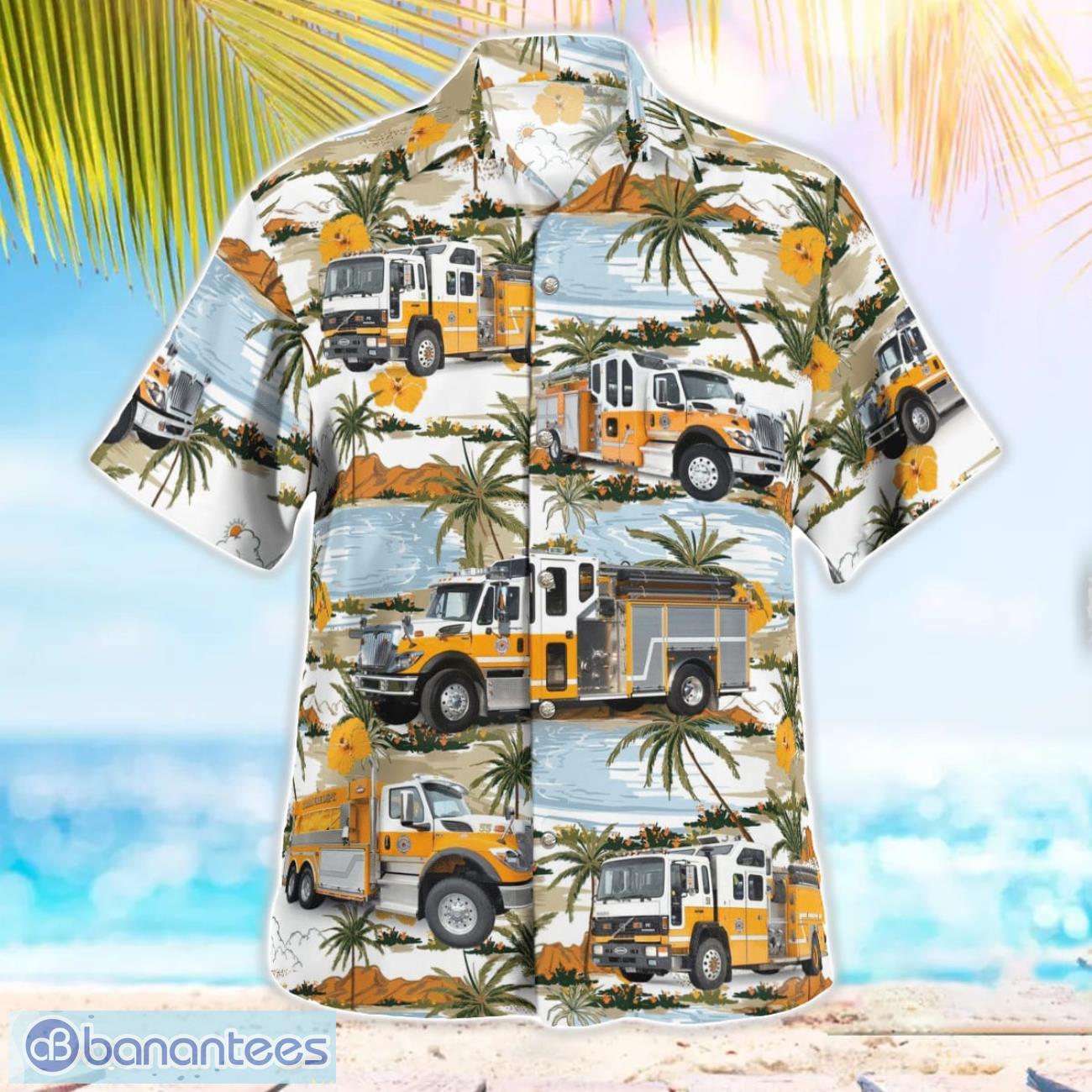 Shuniah Fire & Emergency Services 3D Summer Aloha Hawaiian Shirt Shuniah Fire & Emergency Services 3D Summer Aloha Hawaiian Shirt Product Photo 4