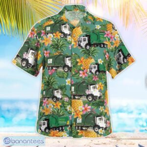 Waste Management Garbage Truck 3D Summer Aloha Hawaiian Shirt Product Photo 3