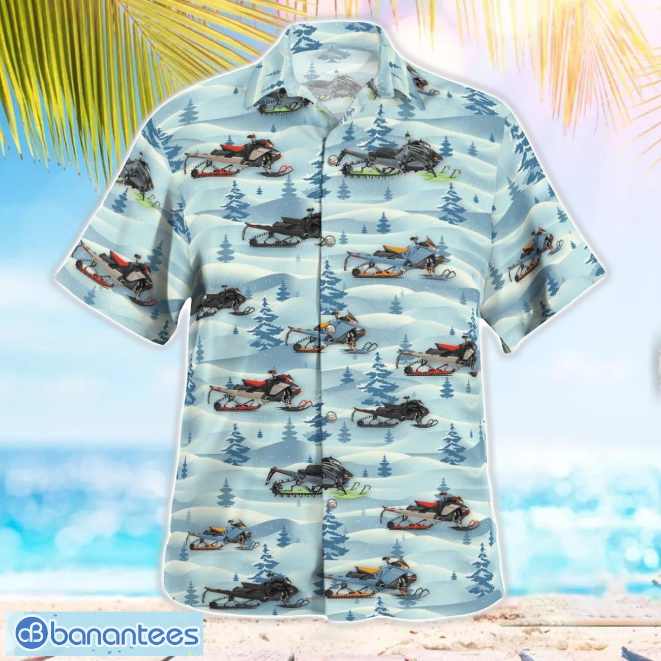 ski doo snowmobile beach hawaiian shirt summer gift 1 image Ski Doo Snowmobile Beach Hawaiian Shirt Summer Gift Product Photo 2