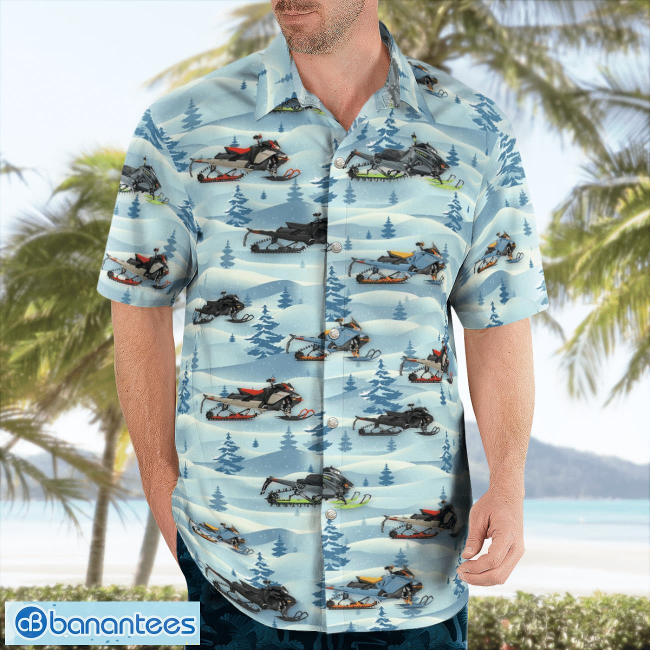 Ski Doo Snowmobile Beach Hawaiian Shirt Summer Gift Ski Doo Snowmobile Beach Hawaiian Shirt Summer Gift Product Photo 3