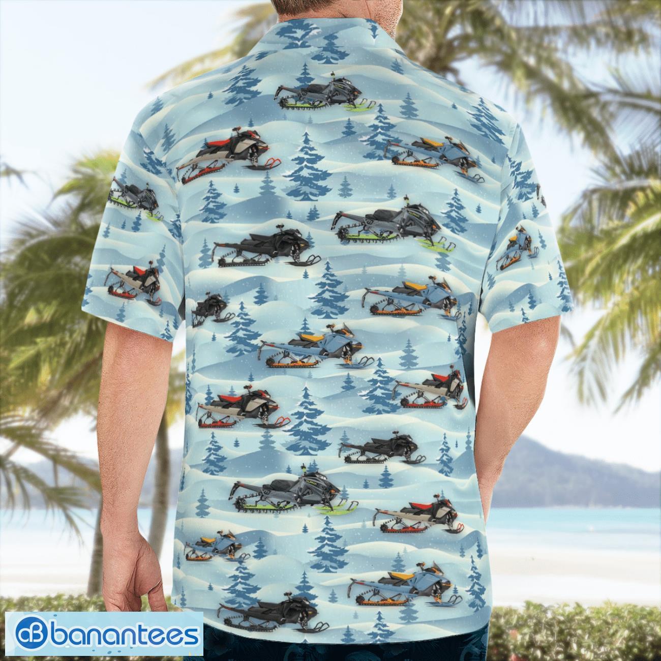 ski doo snowmobile beach hawaiian shirt summer gift image Ski Doo Snowmobile Beach Hawaiian Shirt Summer Gift Product Photo 1