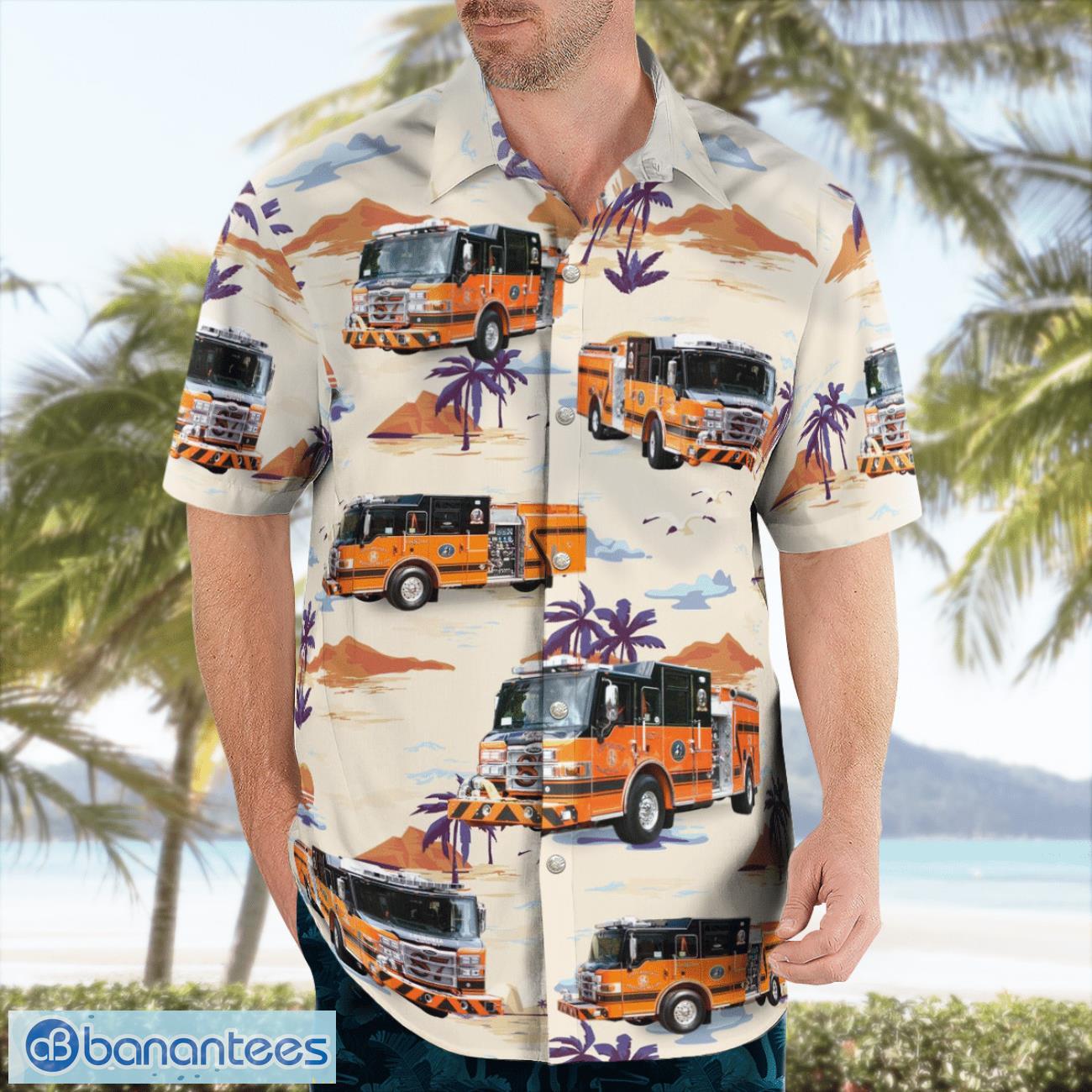 sleepy hollow fire department 3d hawaiian shirt 2 image Sleepy Hollow Fire Department 3D Hawaiian Shirt Product Photo 3