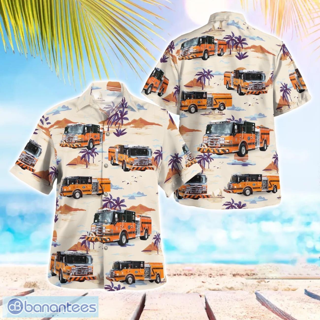 sleepy hollow fire department 3d hawaiian shirt image Sleepy Hollow Fire Department 3D Hawaiian Shirt Product Photo 1