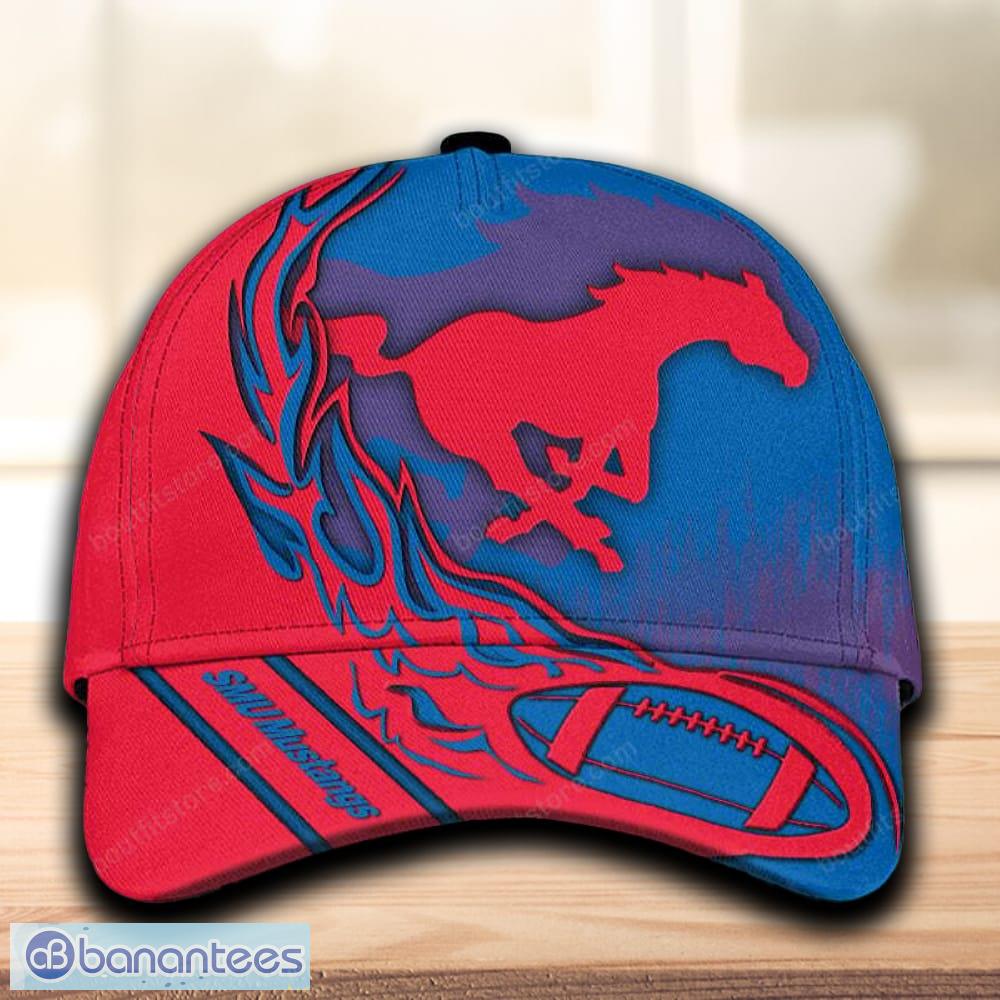 smu mustangs cap hat hot trending full printed gift mens fans image SMU Mustangs Cap Hat Hot Trending Full Printed Gift Mens Fans - SMU Mustangs Cap Hat Hot Trending Full Printed Gift Mens Fans