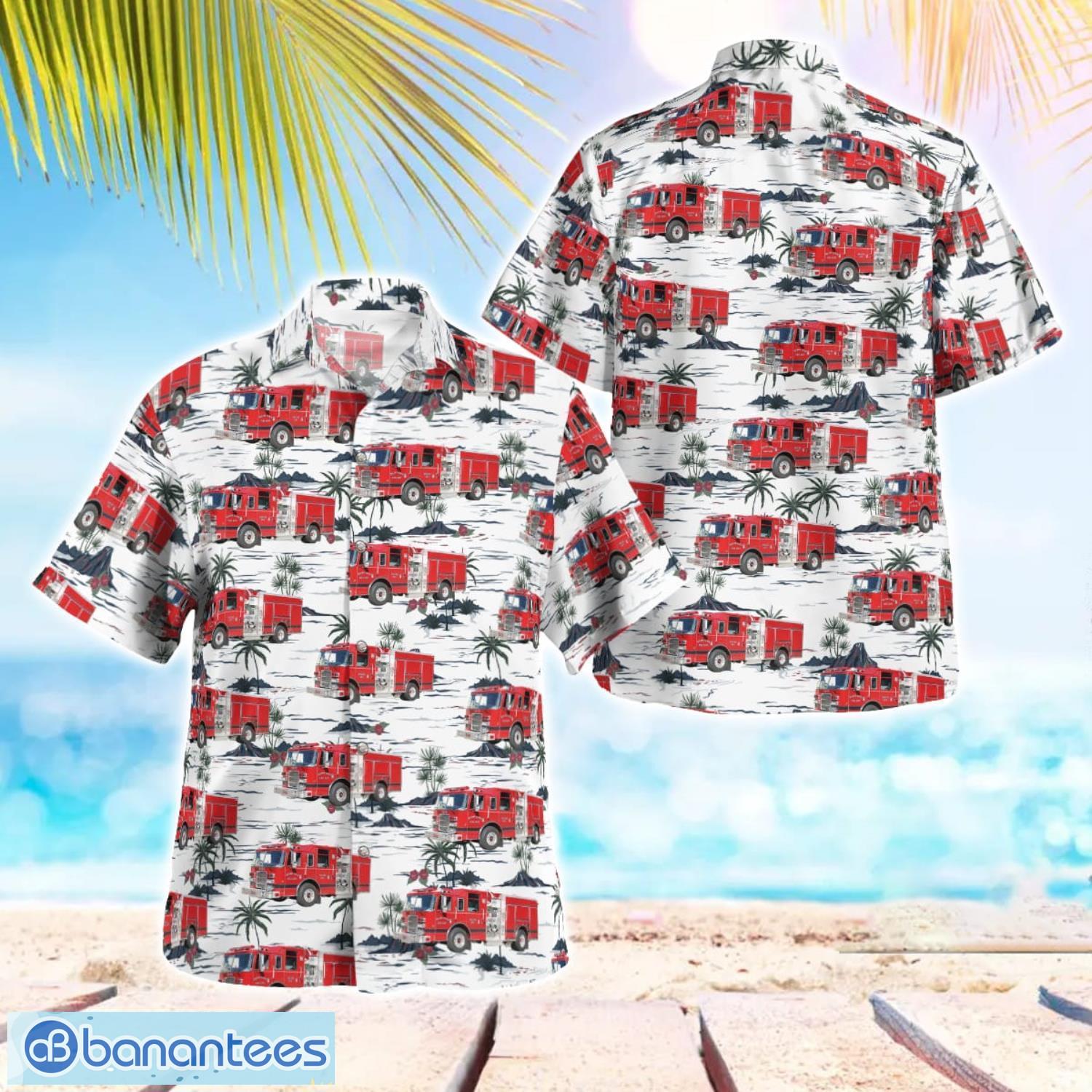solana beach california solana beach fire department hawaiian shirt button summer shirt image Solana Beach, California, Solana Beach Fire Department Hawaiian Shirt Button Summer Shirt Product Photo 1