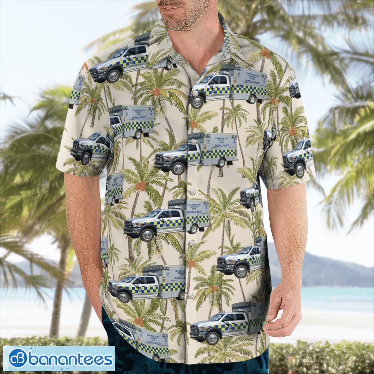 South Carolina, Charleston County EMS Hawaiian Shirt Men Women Beach Shirt South Carolina, Charleston County EMS Hawaiian Shirt Men Women Beach Shirt Product Photo 4