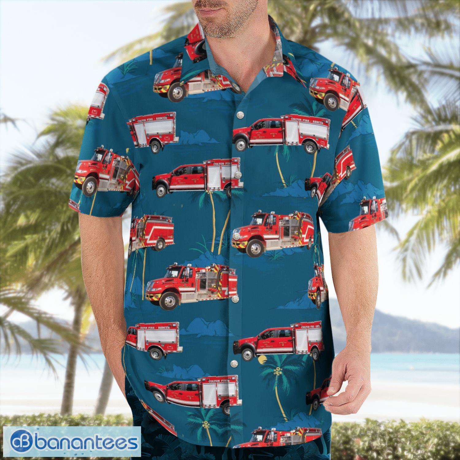 South Dakota Colton Fire And Rescue 3D Hawaiian Shirt Gift For Summer South Dakota Colton Fire And Rescue 3D Hawaiian Shirt Gift For Summer Product Photo 3