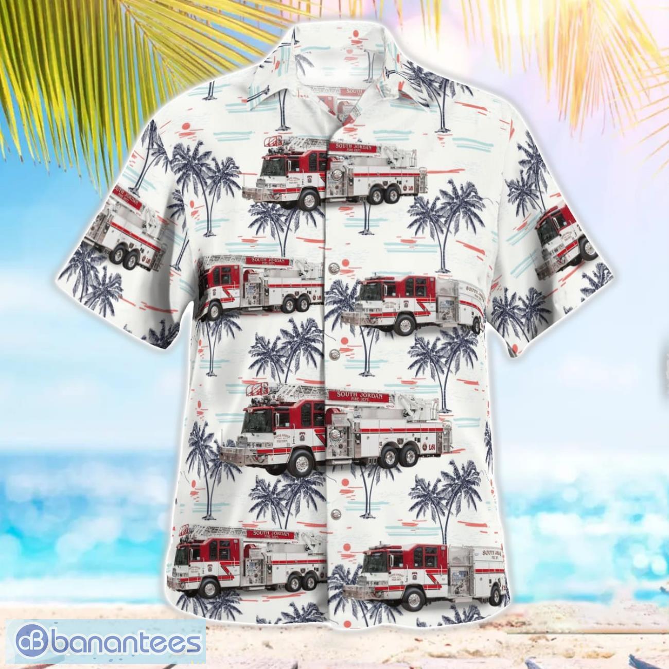 South Jordan City Fire Department 3D Hawaiian Shirt South Jordan City Fire Department 3D Hawaiian Shirt Product Photo 2