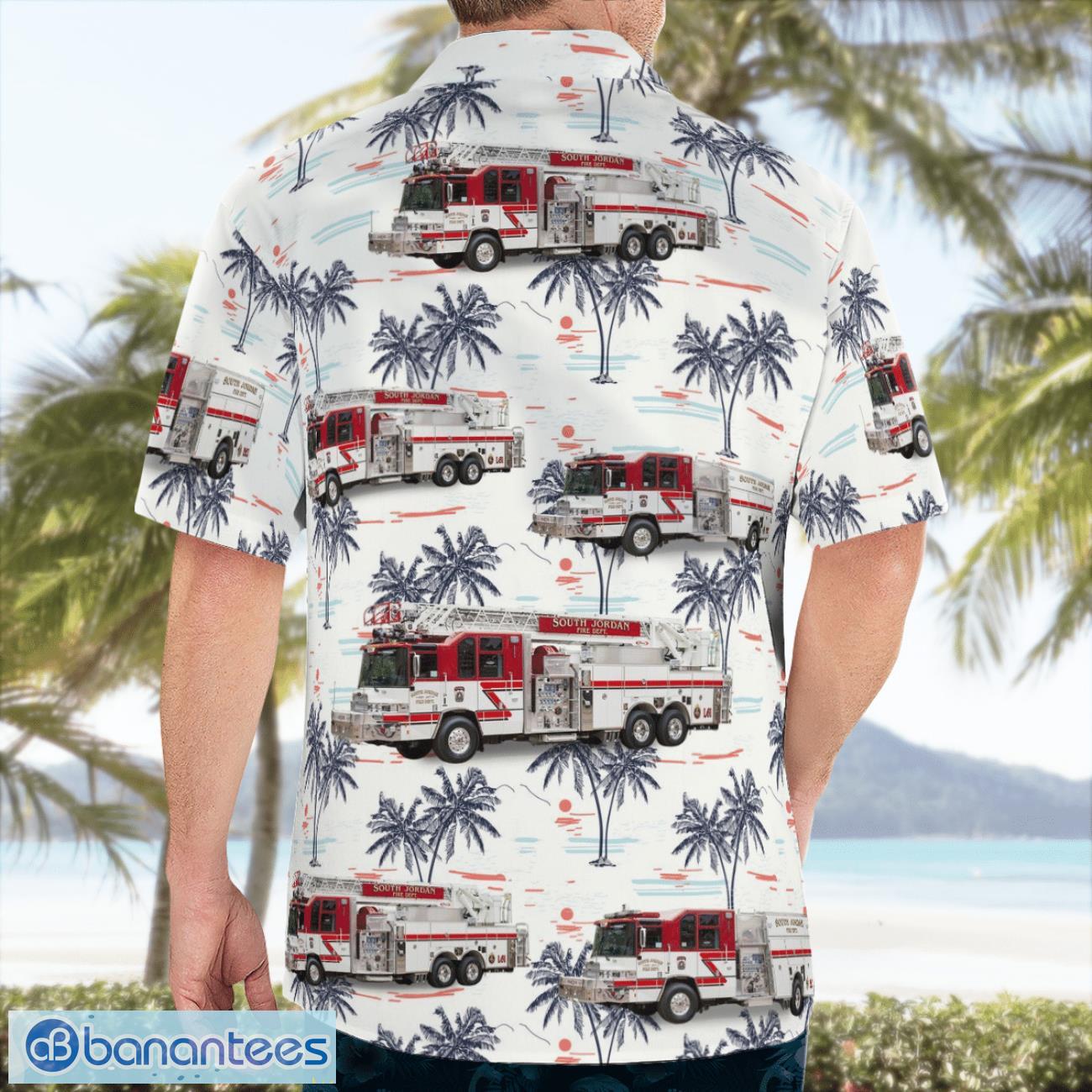 South Jordan City Fire Department 3D Hawaiian Shirt South Jordan City Fire Department 3D Hawaiian Shirt Product Photo 4
