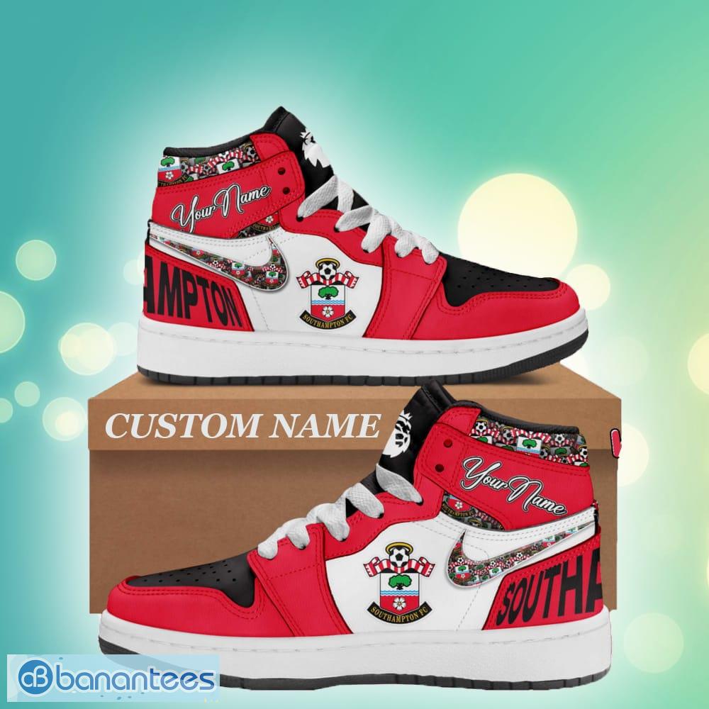 southampton fc air jordan hightop shoes new for fans aj1 sneaker personalized image Southampton FC Air Jordan HighTop Shoes New For Fans AJ1 Sneaker Personalized - Custom Name Southampton FC Air Jordan HighTop Shoes New Gift For Men And Women