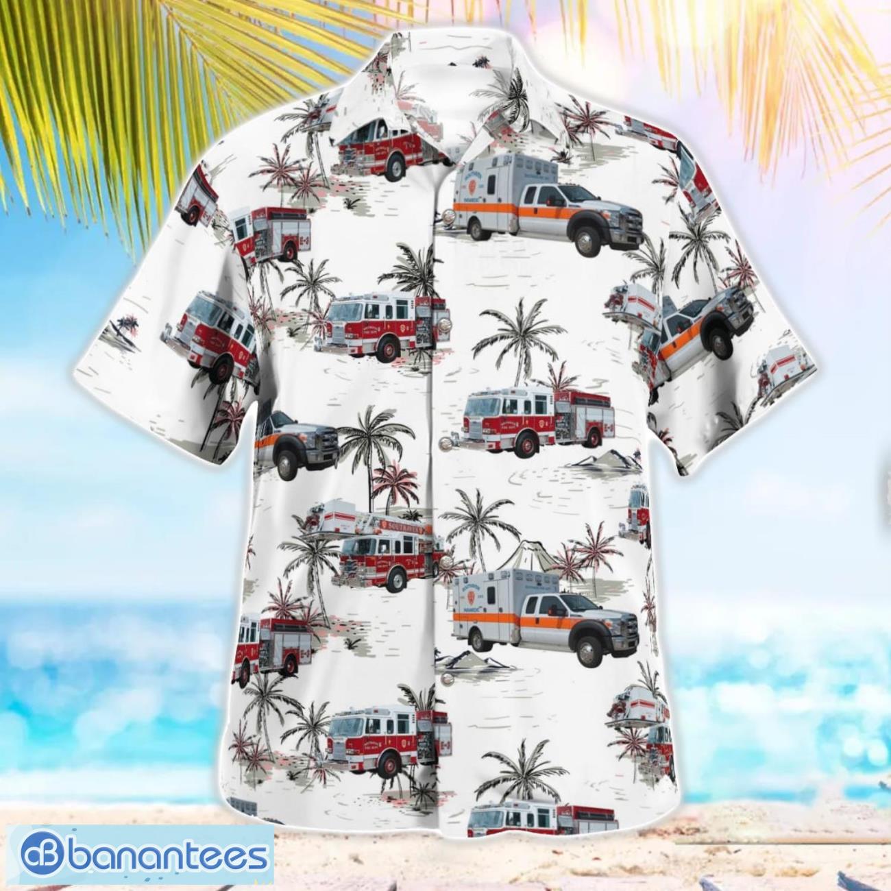 southaven desoto county mississippi southaven fire department summer hawaiian shirt for men women 2 image Southaven, DeSoto County, Mississippi, Southaven Fire Department Summer Hawaiian Shirt For Men Women Product Photo 3