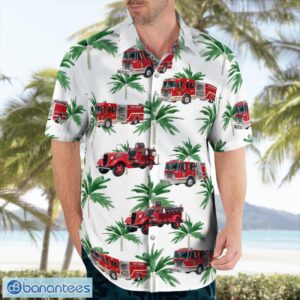 Warren County, New York, Warrensburg Fire Department Aloha Hawaiian Shirt Product Photo 4