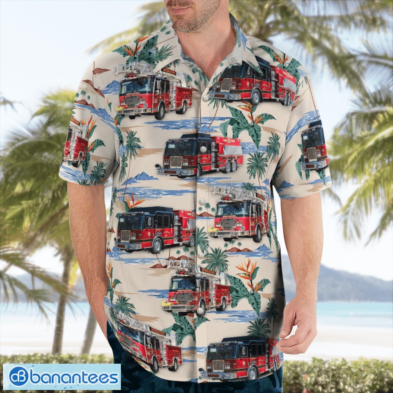 Speigletown Fire Company, New York Beach Hawaiian Shirt Summer Gift Speigletown Fire Company, New York Beach Hawaiian Shirt Summer Gift Product Photo 4