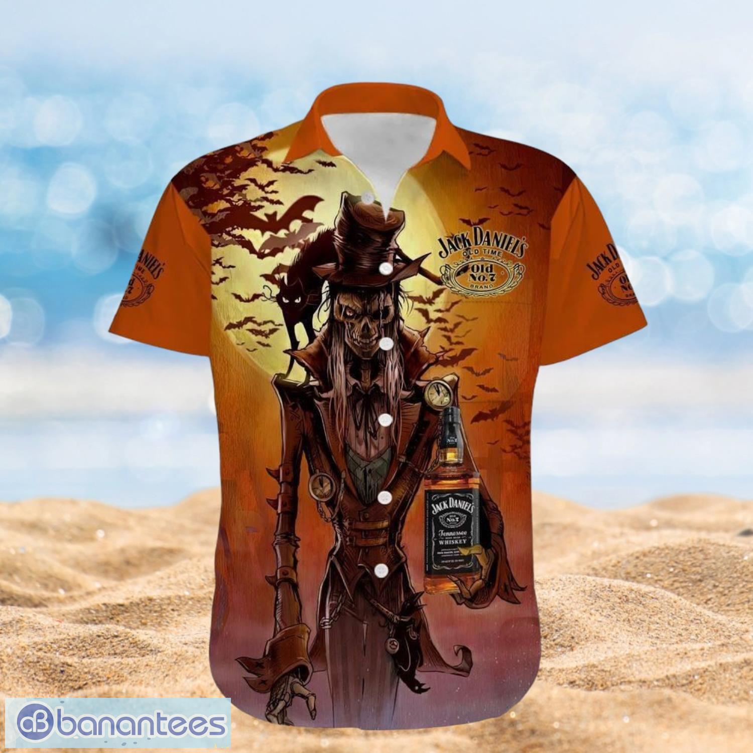 spooky skeleton jack daniels tennessee whiskey halloween gifts full over print hawaiian shirt image Spooky Skeleton Jack Daniels Tennessee Whiskey Halloween Gifts Full Over Print Hawaiian Shirt Product Photo 1