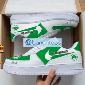 SpVgg Greuther Furth Air Force Shoes Custom Name Gift For Fans AF1 Sneakers Product Photo 1