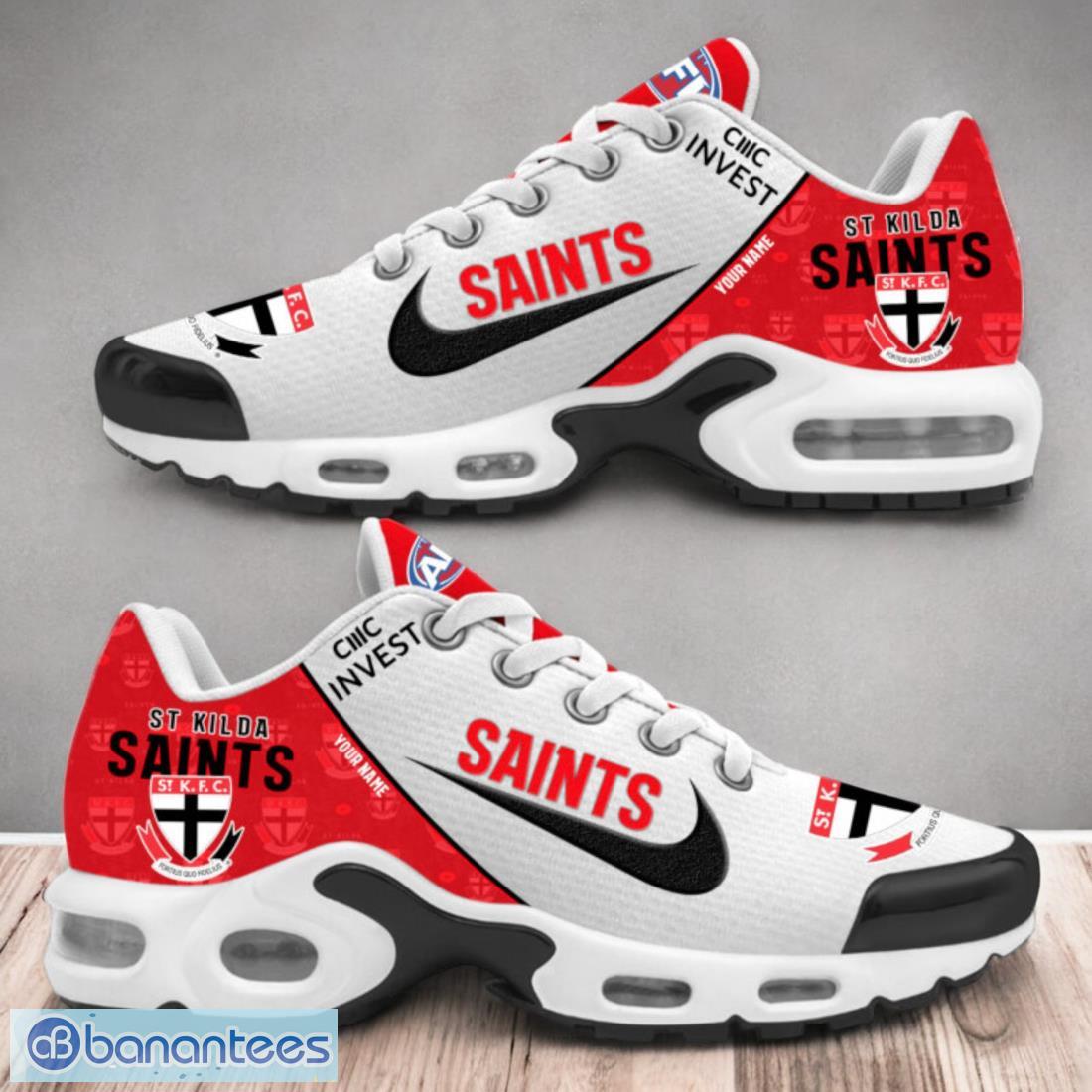 st kilda saints afl air cushion sport shoes custom name new design 2024 for men women image St. Kilda Saints AFL Air Cushion Sport Shoes Custom Name New Design 2024 For Men Women Product Photo 1